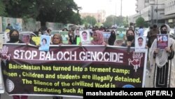 په کراچۍ کې د بلوڅانو مظاهره