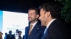 Predsjednik Crne Gore Jakov Milatović i premijer Dritan Abazović, sa jedne od nedavnih proslava. 