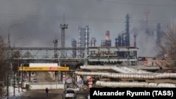 Рязандагы мунай тазалоочу завод соккудан кийин. 13-март, 2024-жыл