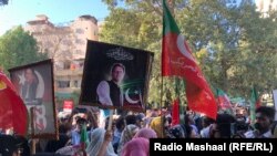 پاکستان تحريک انصاف د ۲۰۲۴ز کال د فبرورۍ اتمې انتخاباتو کې د درغلۍ تورونه پورې کړي او احتجاجونه يې کړي ـ انځور له ارشيفه