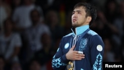 Дзюдоист Елдос Сметов, чемпион Олимпиады в Париже. 27 июля 2024 года
