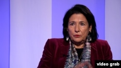 Վրաստանի նախագահ Սալոմե Զուրաբիշվիլին: 
