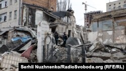Наслідки російської ракетної атаки на Київ. Печерський район, Київ, 25 березня 2024 року 