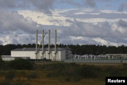 Станция перекачки газа, построенная в рамках проекта "Северный поток – 2". Любмин, Германия. Германия отказалась сертифицировать "Северный поток - 2" после вторжения России в Украину