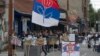 Protest desničara i navijača u Beogradu protiv festivala "Mirëdita, dobar dan", 27. jun 2024.