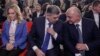 Romania - Joint press conference of PSD and PNL leaders together with their PMB candidate, Catalin Cirstoiu, in Bucharest, March 20, 2024. 