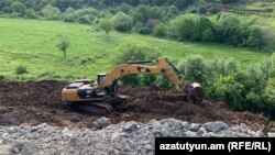 Նոր ճանապարհի լայնացման աշխատանքներ Կիրանցում, 21-ը մայիսի, 2024թ․