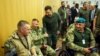 Президент України Володимир Зеленський під час відвідин клініки Staten Island University Hospital, де проходять лікування і реабілітацію поранені українські військовослужбовці. Нью-Йорк, США, 18 вересня 2023 року 