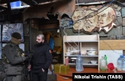 Լուսանկարում՝ «Պյատնաշկա» միջազգային բրիգադի զինվորները՝ Ավդիիվկայի մոտ հոկտեմբերի 27-ին