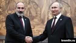 Հայաստանի վարչապետ Նիկոլ Փաշինյանի և Ռուսաստանի նախագահ Վլադիմիր Պուտինի հանդիպումը Բիշքեկում, 9-ը դեկտեմբերի, 2022թ.