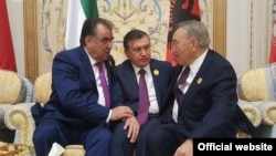 Раҳбарони Тоҷикистону Узбекистон ва Қазоқистон. Арабистони Саудӣ, рӯзи 21-уми майи 2017