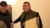 Armenia -- Vladimir Gasparian, a former chief of the Armenian police arrives at a courtroom in Yerevan, January 17, 2023.