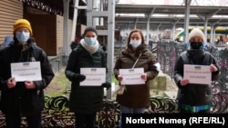 Voluntarii din Gara de Nord au avut grijă de refugiații ucraineni din primul moment în care aceștia au ajuns aici. Imagine din 28 februarie.