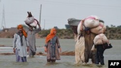 د بلوچستان په جعفر اباد کې د سیلاب ځپلو حال 