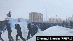 Во время январских событий в Актобе