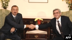 Սերժ Սարգսյանի ու Իլհամ Ալիեւի հանդիպումը Քիշնեւում, 8-ը հոկտեմբերի, 2009 թ.