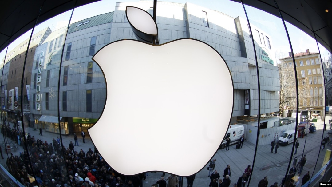 Apple ширкатининг Германиядаги дўконларидан бири.