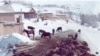 Кара-Кульжинский район Ошской области. Фото предоставлено пресс-службой МЧС КР. 