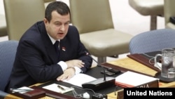 Ministar spoljnih poslova Srbije Ivica Dačić pred Savetom bezbednosti UN, arhivska fotografija