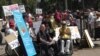 Protest osoba sa invaliditetom pred Vladom Srbije, juni 2015