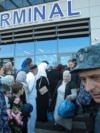 Аэропорт в Махачкале в день беспорядков. 2023 год
