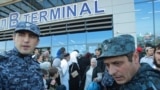 Аэропорт в Махачкале в день беспорядков. 2023 год