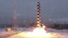 Russia leads the United States in the number of nuclear weapons in its arsenal.