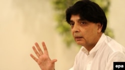 د پاکستان کورنیو چارو وفاقي وزیر چوهدري نثار علي خان