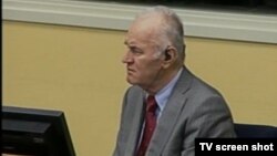 Ratko Mladić u sudnici 22.11.2013.