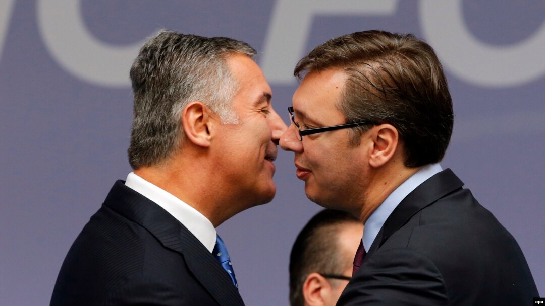 Predsjednik Crne Gore Milo Đukanović i predsjednik Srbije Aleksandar Vučić