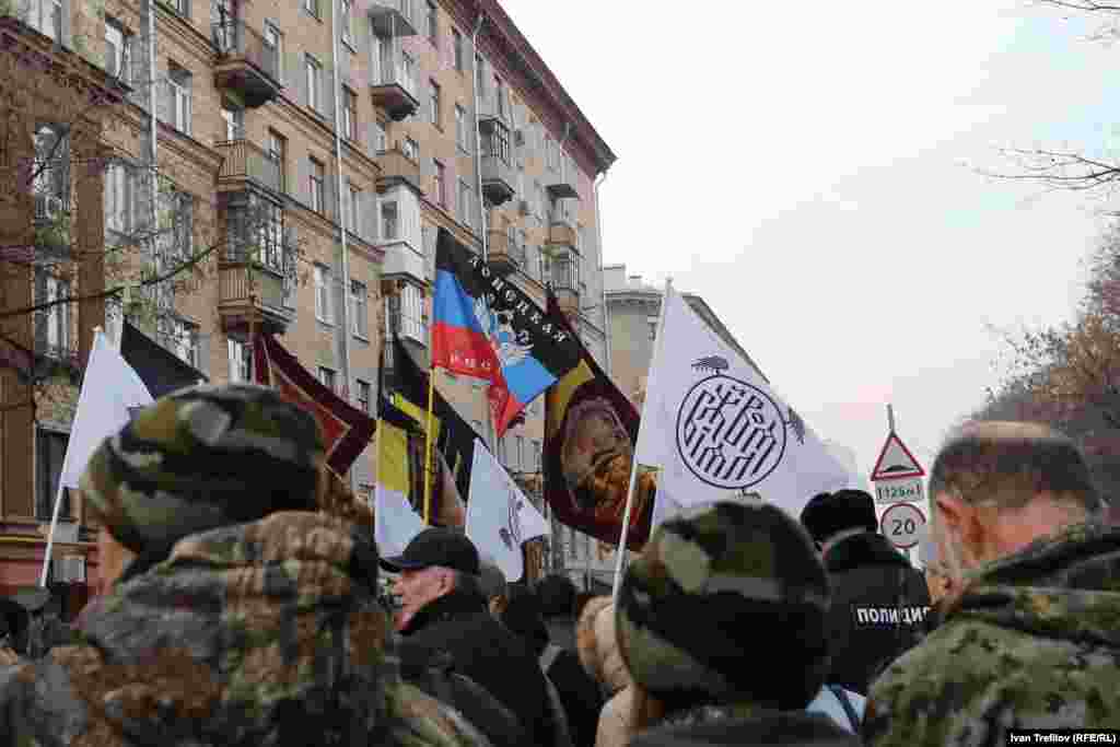 Марш в поддержку так называемой "Новороссии" в Москве