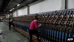 Fabrika tekstila kod Dragaša na jugu Kosova.