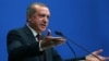 Turkey - Turkish President Recep Tayyip Erdogan addresses a conference of the Independent Industrialists’ and Businessmen’s Association, Ankara, 25Apr2015. 
