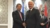 Evropski komesar Johanes Han i premijer Crne Gore Duško Marković, Podgorica