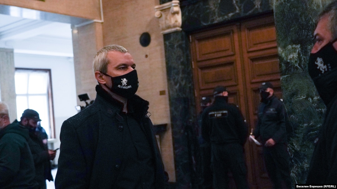 Лидерът на "Възраждане" Костадин Костадинов в Софийския градски съд