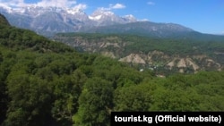 The Besh-Aral Forest is a popular destination for tourists in Kyrgyzstan.