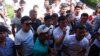 Митинг студентов ОшГУ. 7 июля 2014 года.