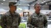 U.S. Army Lieutenant General Scott Miller (right) with one of his soldiers