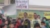 Протест против загадувањето на воздухот во Тетово. 