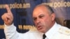 Armenia - Lieutenant-General Alik Sargsian, chief of the Armenian police, holds a news conference, 11Aug2011.