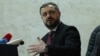Armenia - Economy Minister Gevorg Papoyan speaks during a news conference in Yerevan, January 13, 2025.