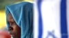 یک پناهجوی سودانی در بیت المقدس (اورشلیم)