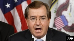 U.S. -- U.S. House Foreign Affairs Committee Chairman Ed Royce (R-CA) speaks during a news conference in Washington, DC, 29Mar2011