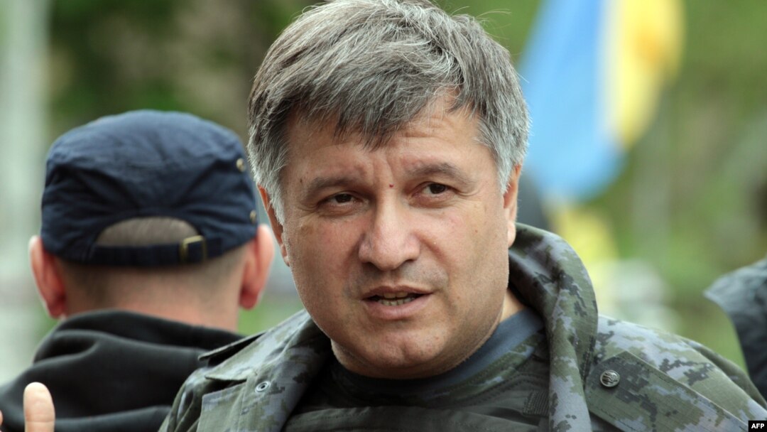 Міністр внутрішніх справ України Арсен Аваков у зоні АТО