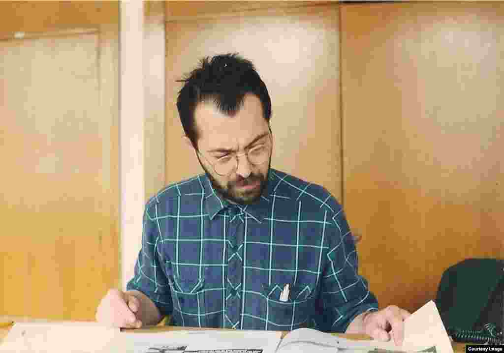 Enis Zebić, dopisnik RSE iz Zagreba, 1994.