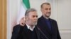 نشست خبری مشترک دبیرکل جهاد اسلامی فلسطین با وزیر امور خارجه ایران