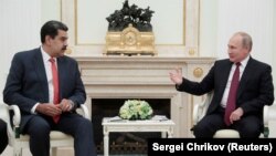 Nicolas Maduro, predsjednik Venecuele i Vladimir Putin, predsjednik Rusije u Moskvi