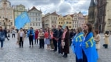 Акция памяти жертв депортации крымскотатарского народа. Прага, Чехия, 18 мая 2025 года