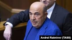 Vadim Rabinovics az ukrán parlament ülésén 2021. február 3-án