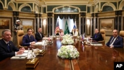 Встреча делегаций России и США в Эр-Рияде